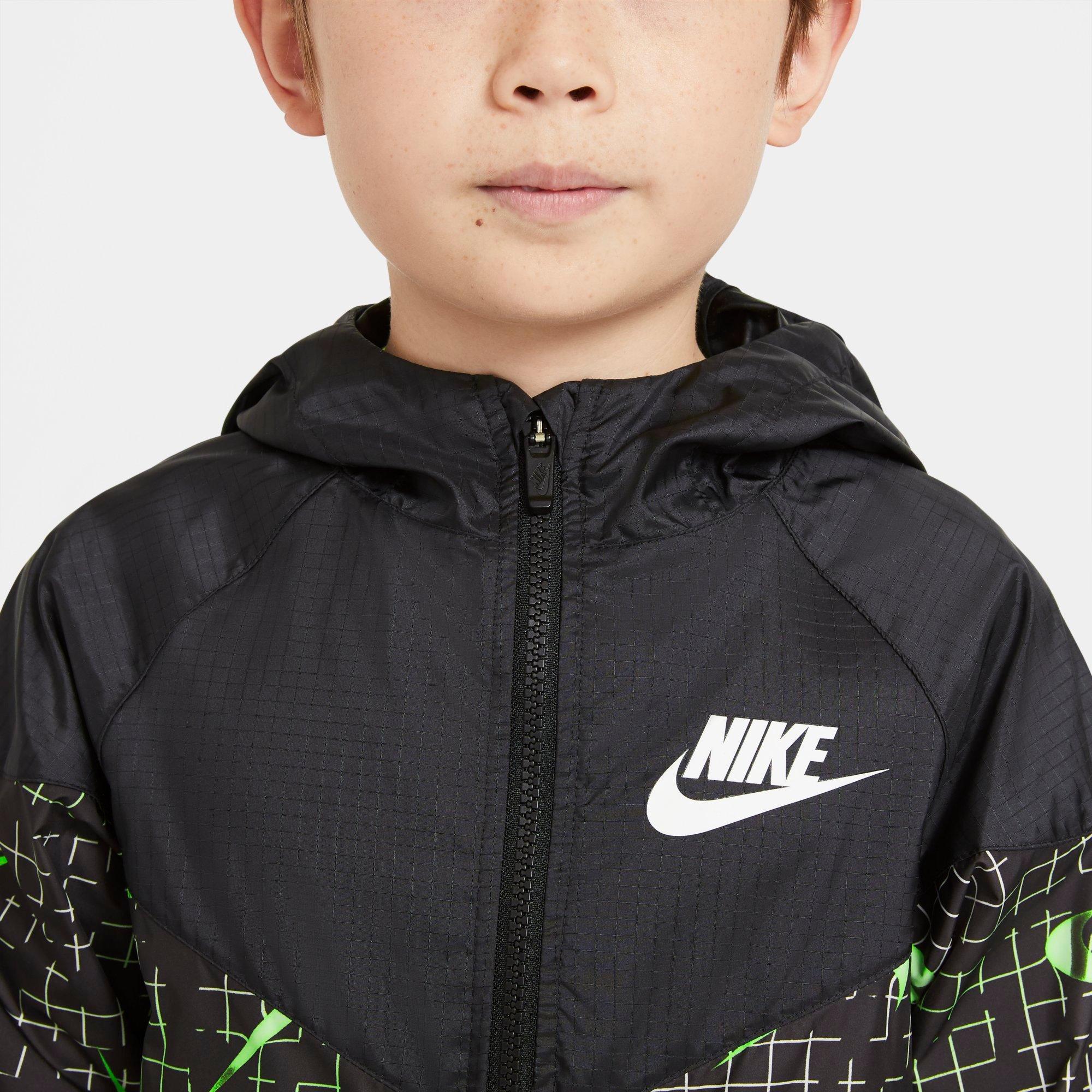 nike swoosh windbreaker jacket