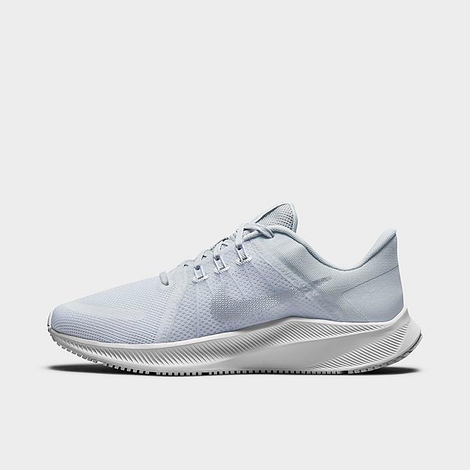 Right view of Women's Nike Quest 4 Running Shoes in White/Photon Dust/Metallic Silver Click to zoom