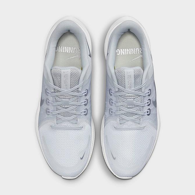 Back view of Women's Nike Quest 4 Running Shoes in White/Photon Dust/Metallic Silver Click to zoom