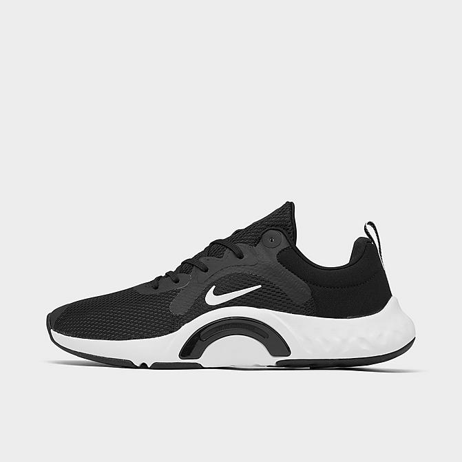Right view of Women's Nike Renew In-Season TR 11 Training Shoes in Black/White Click to zoom