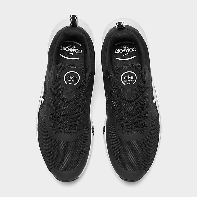 Back view of Women's Nike Renew In-Season TR 11 Training Shoes in Black/White Click to zoom