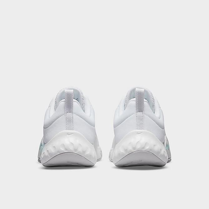 Left view of Women's Nike Renew In-Season TR 11 Training Shoes in White/Pure Platinum/Metallic Platinum Click to zoom