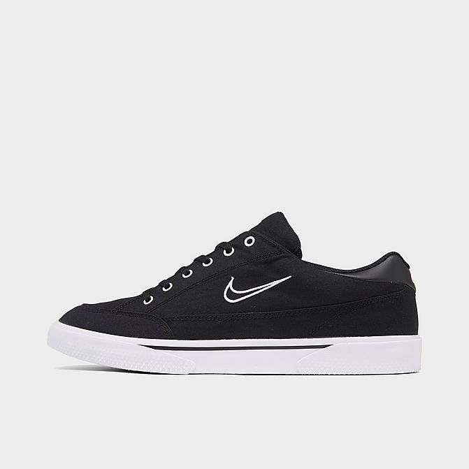 Right view of Men's Nike Retro GTS Casual Shoes in Black/White Click to zoom