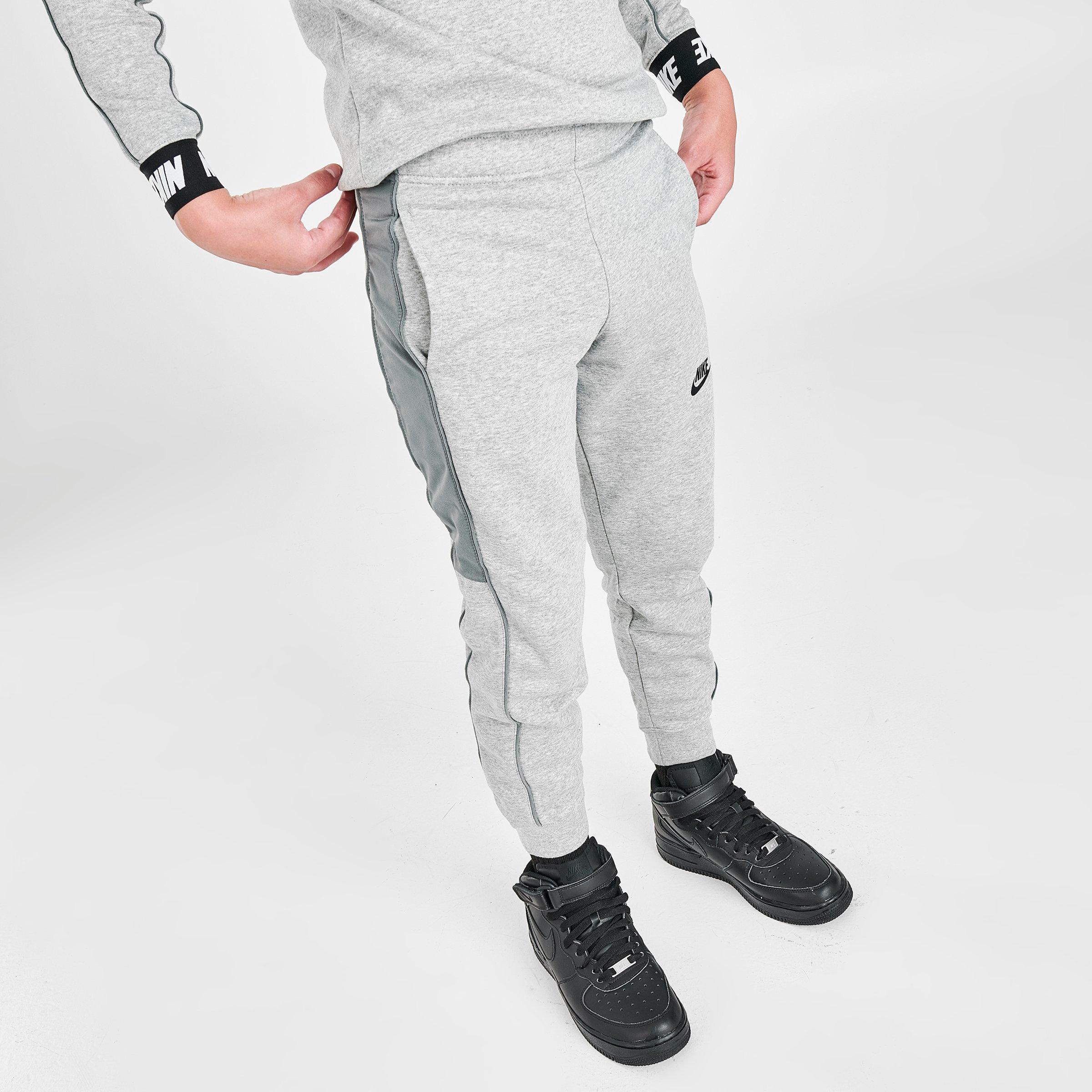 nike hybrid fleece joggers black
