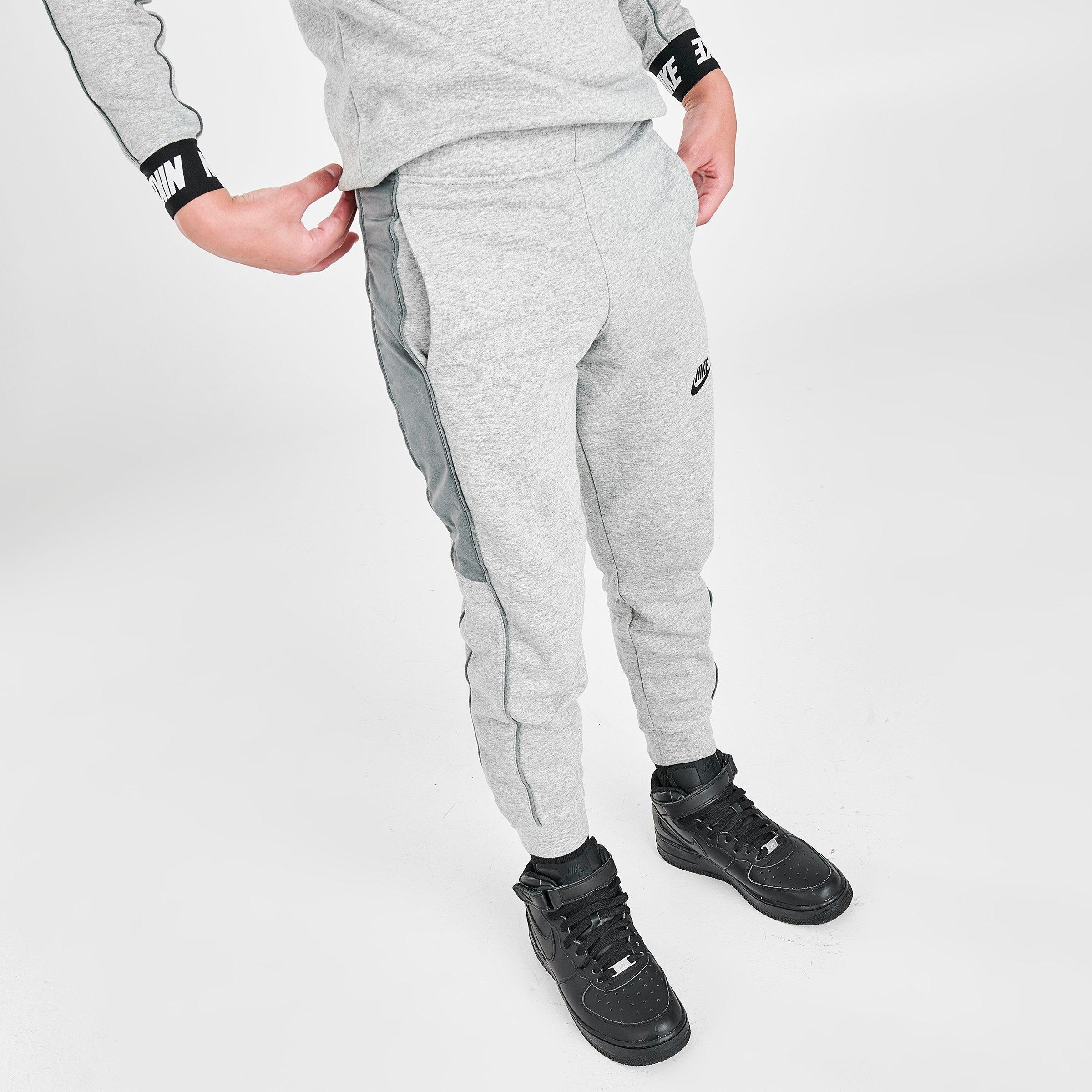 nike hybrid fleece joggers blue