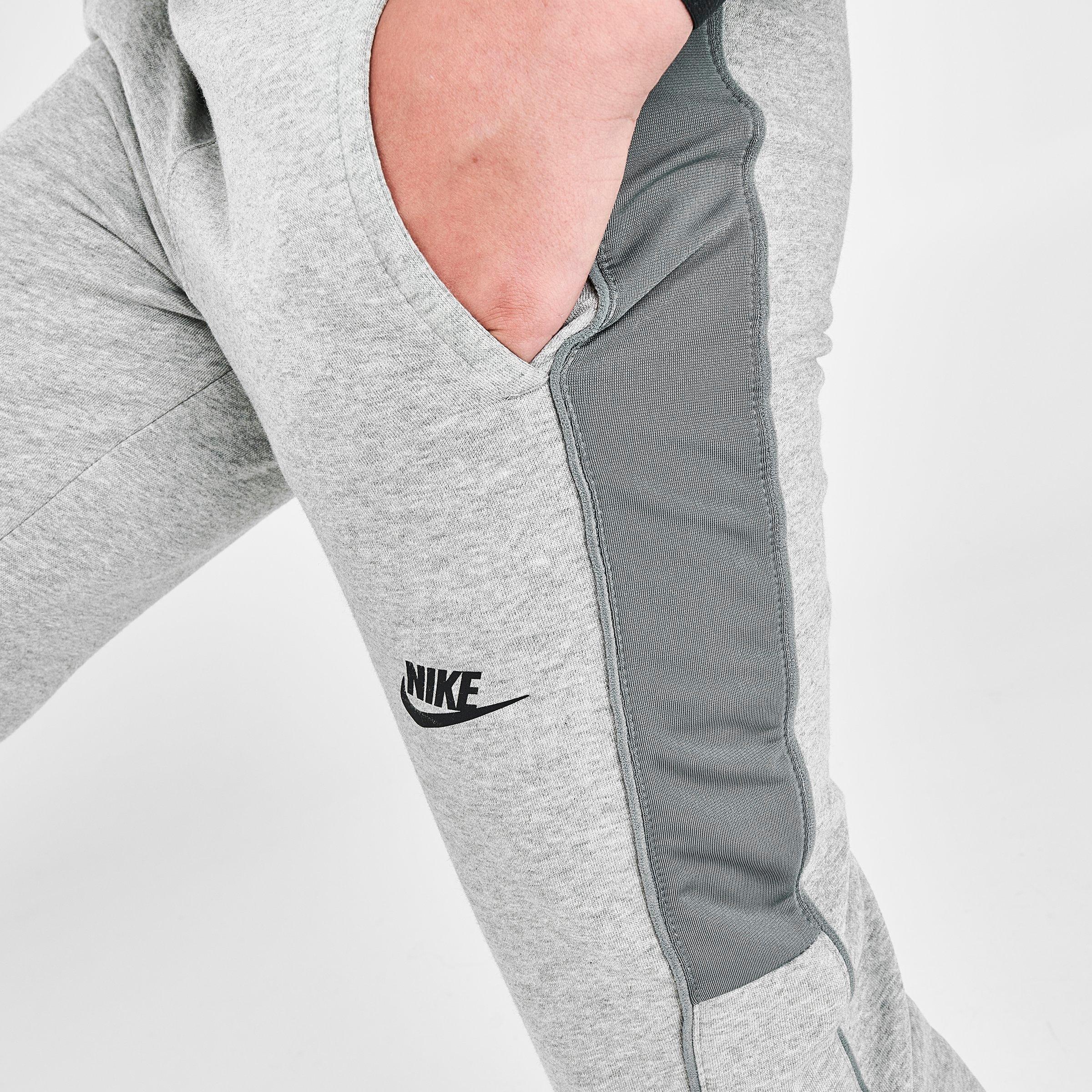 nike hybrid fleece joggers blue