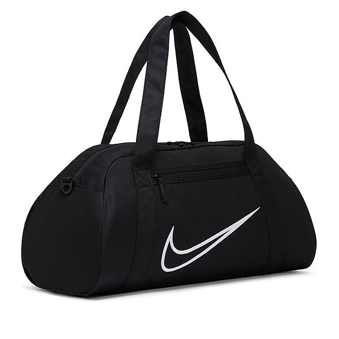 Alternate view of Women's Nike Gym Club Duffel Bag in Black/Black/White Click to zoom