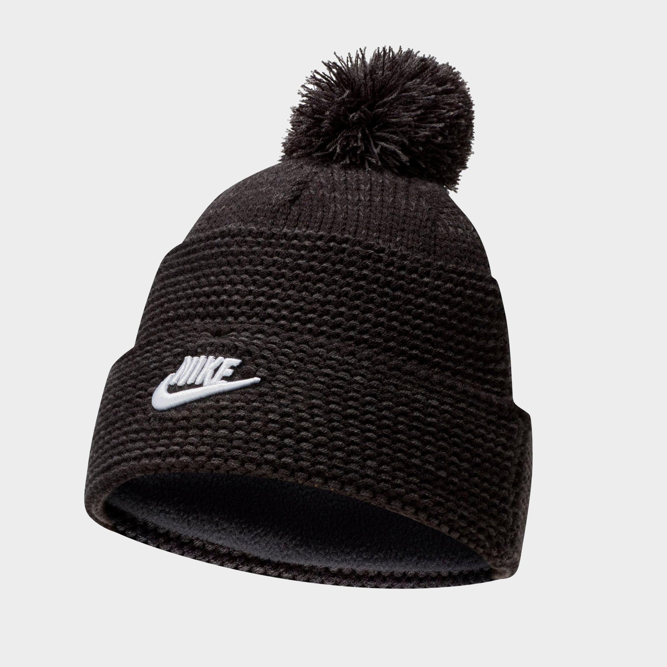 Nike Sportswear Cuffed Futura Pom Beanie Hat Finish Line