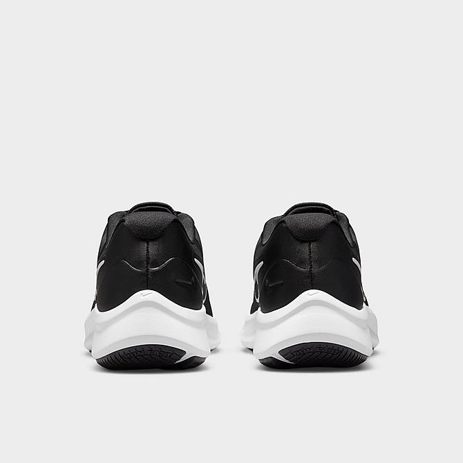 Left view of Big Kids' Nike Star Runner 3 Running Shoes in Black/Dark Smoke Grey/White Click to zoom