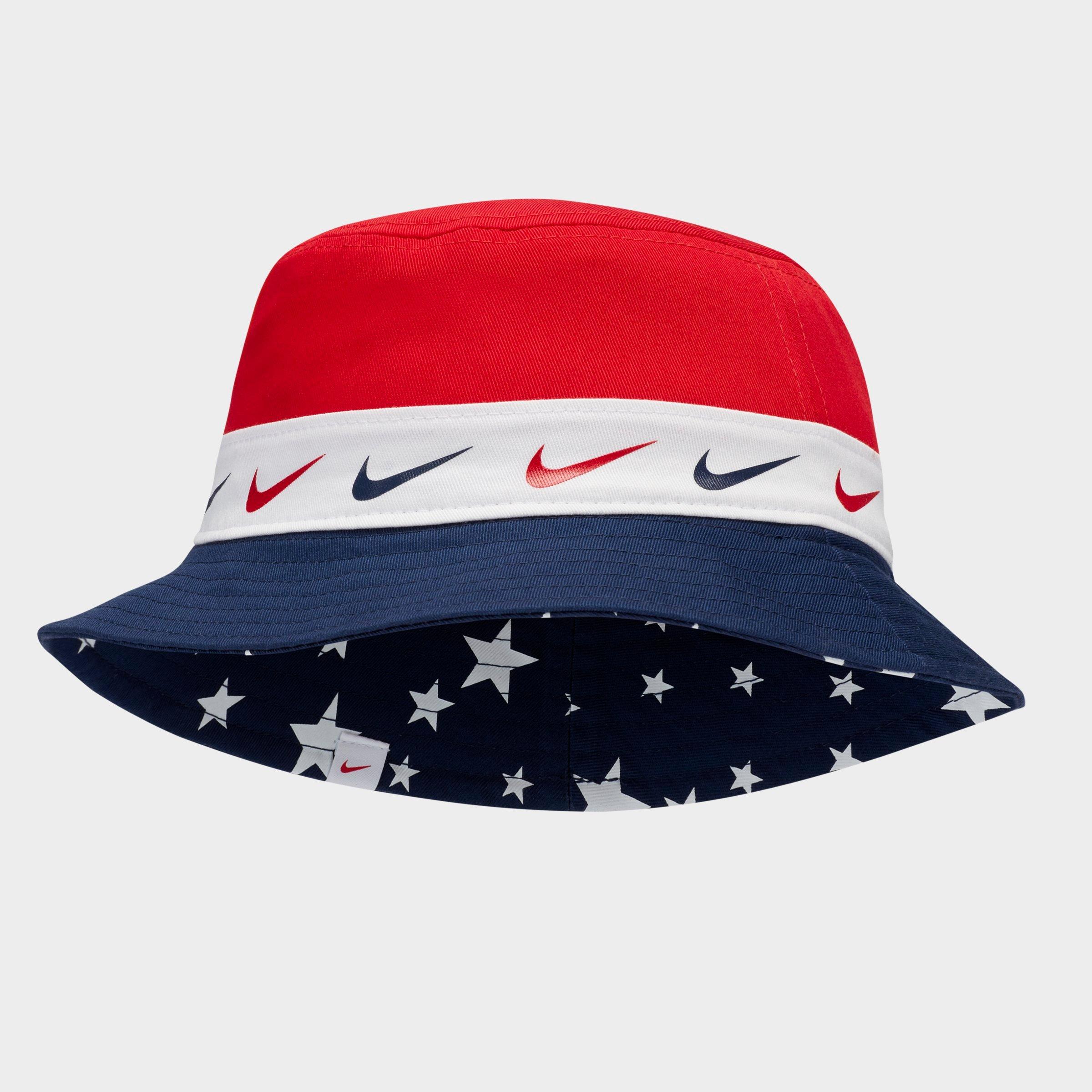 red bucket hat nike