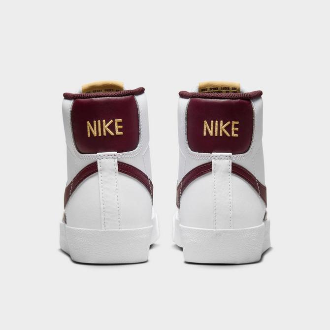 Nike Blazer Mid 77 White/Burgundy Size shops 13 Pre-Owned