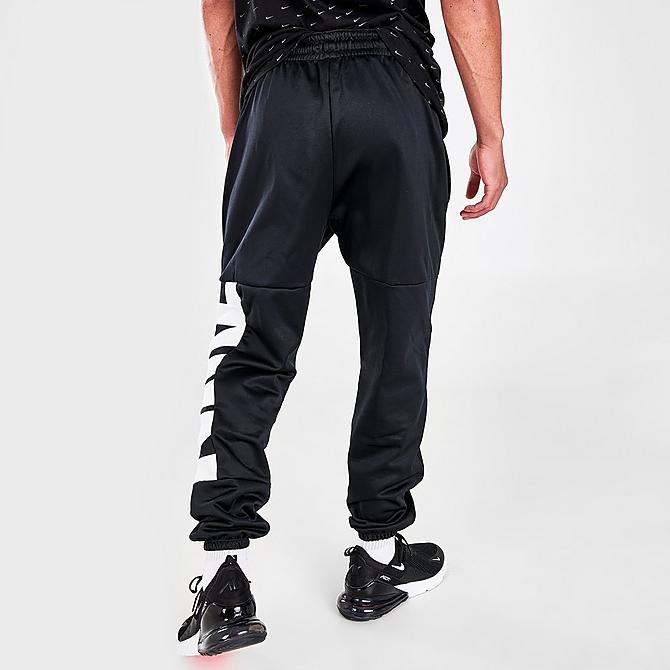 Back Left view of Nike Therma-FIT Starting 5 Basketball Jogger Pants in Black/White Click to zoom