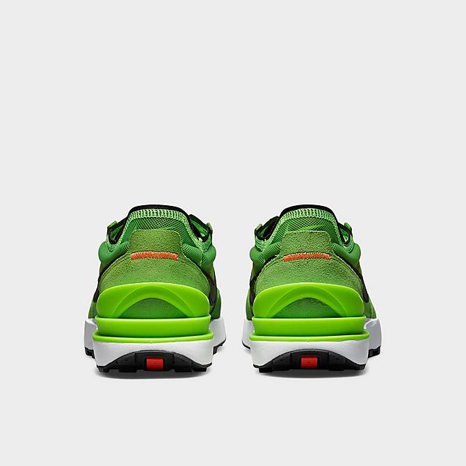 Left view of Men's Nike Waffle One Casual Shoes in Electric Green/Black/Mean Green Click to zoom