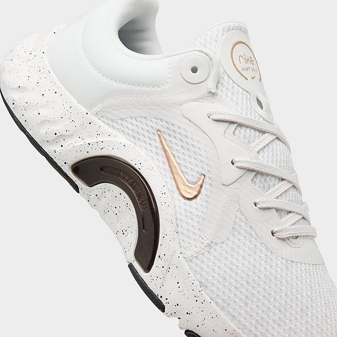 Front view of Women's Nike Renew In-Season TR 11 Premium Training Shoes in Sail/Black/White/Metallic Copper Coin Click to zoom