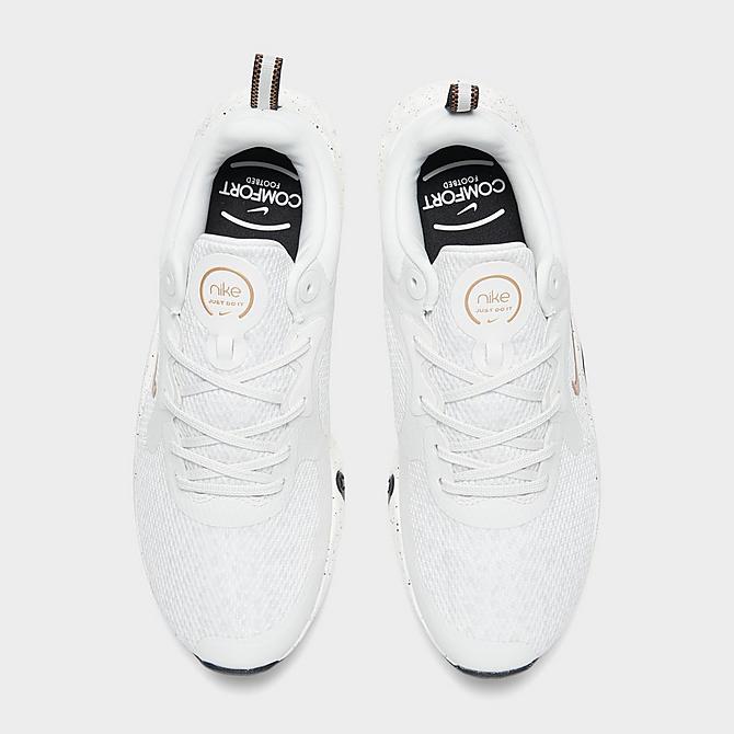 Back view of Women's Nike Renew In-Season TR 11 Premium Training Shoes in Sail/Black/White/Metallic Copper Coin Click to zoom