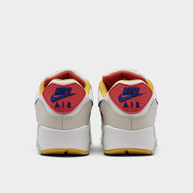 Left view of Women's Nike Air Max 90 SE Casual Shoes in Summit White/Lapis/Light Bone Click to zoom