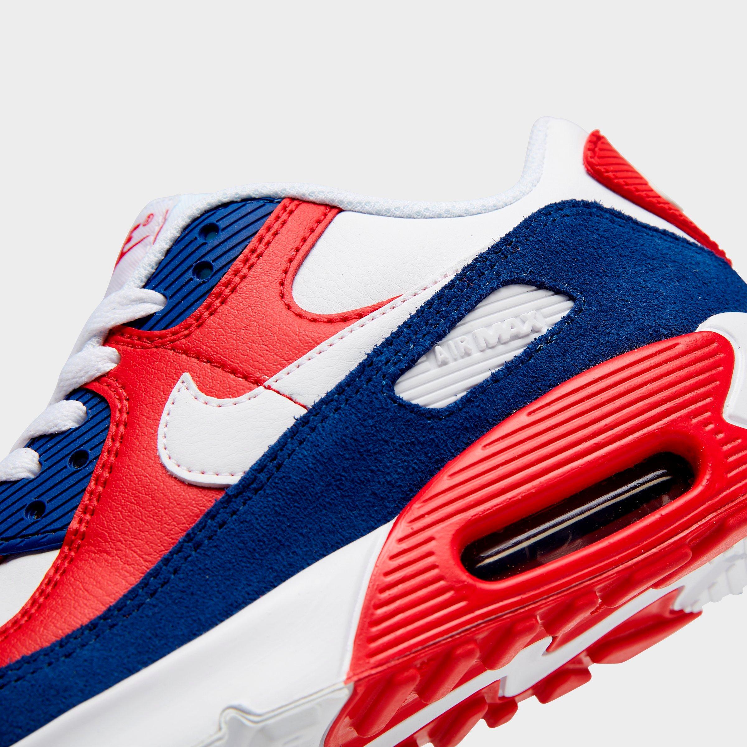 air max 90 red and blue