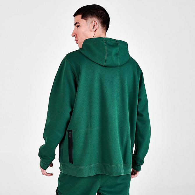 Back Right view of Men's Jordan Dri-FIT Air Statement Fleece Pullover Hoodie Click to zoom