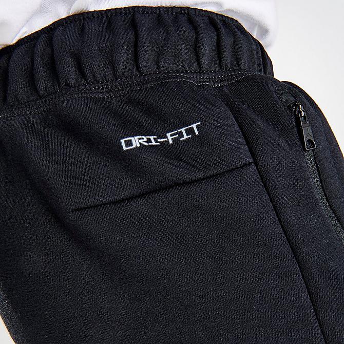 On Model 5 view of Men's Jordan Dri-FIT Air Pants in Black/Black/Black Click to zoom