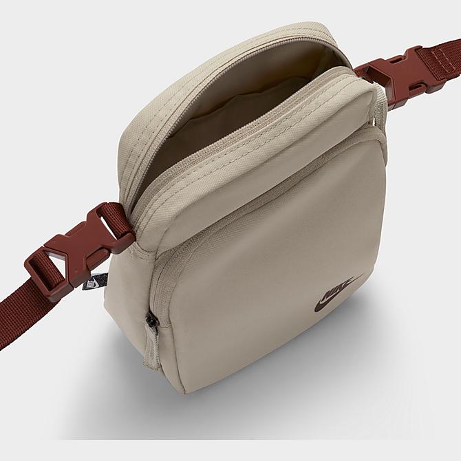 Alternate view of Nike Heritage Crossbody Bag in Cream/Red Click to zoom