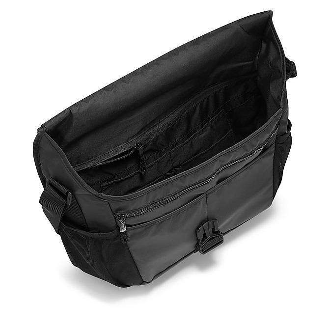 Alternate view of Nike Sportwear Essentials Messenger Bag in Black/Iron Grey/White Click to zoom