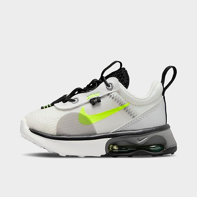 Right view of Kids' Toddler Nike Air Max 2021 Casual Shoes in Summit White/Volt/Photon Dust/Black Click to zoom