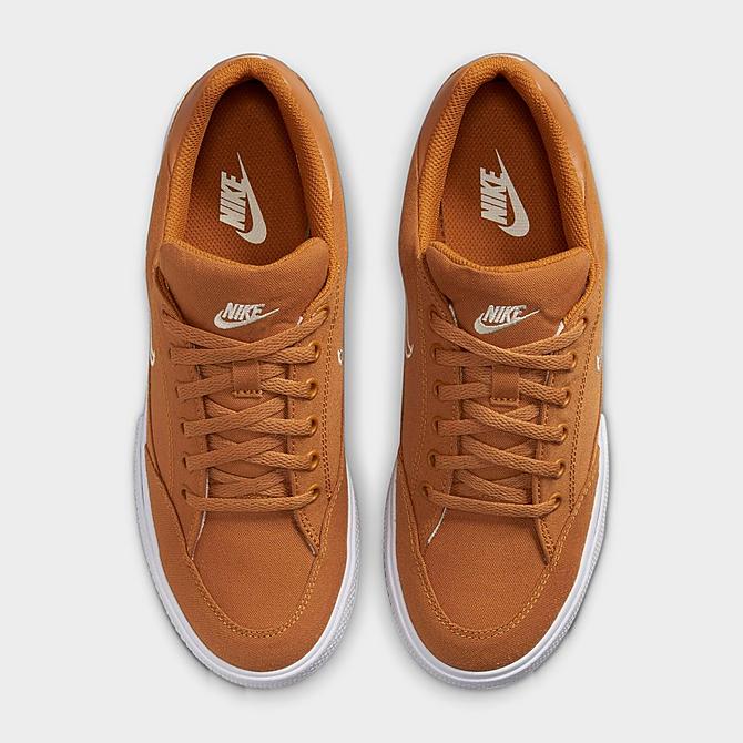 Back view of Women's Nike Retro GTS Casual Shoes in Desert Ochre/Sail/Black/White Click to zoom