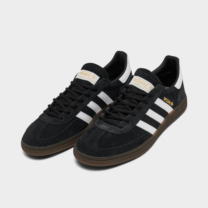 Adidas shoes grey on sale with black stripes