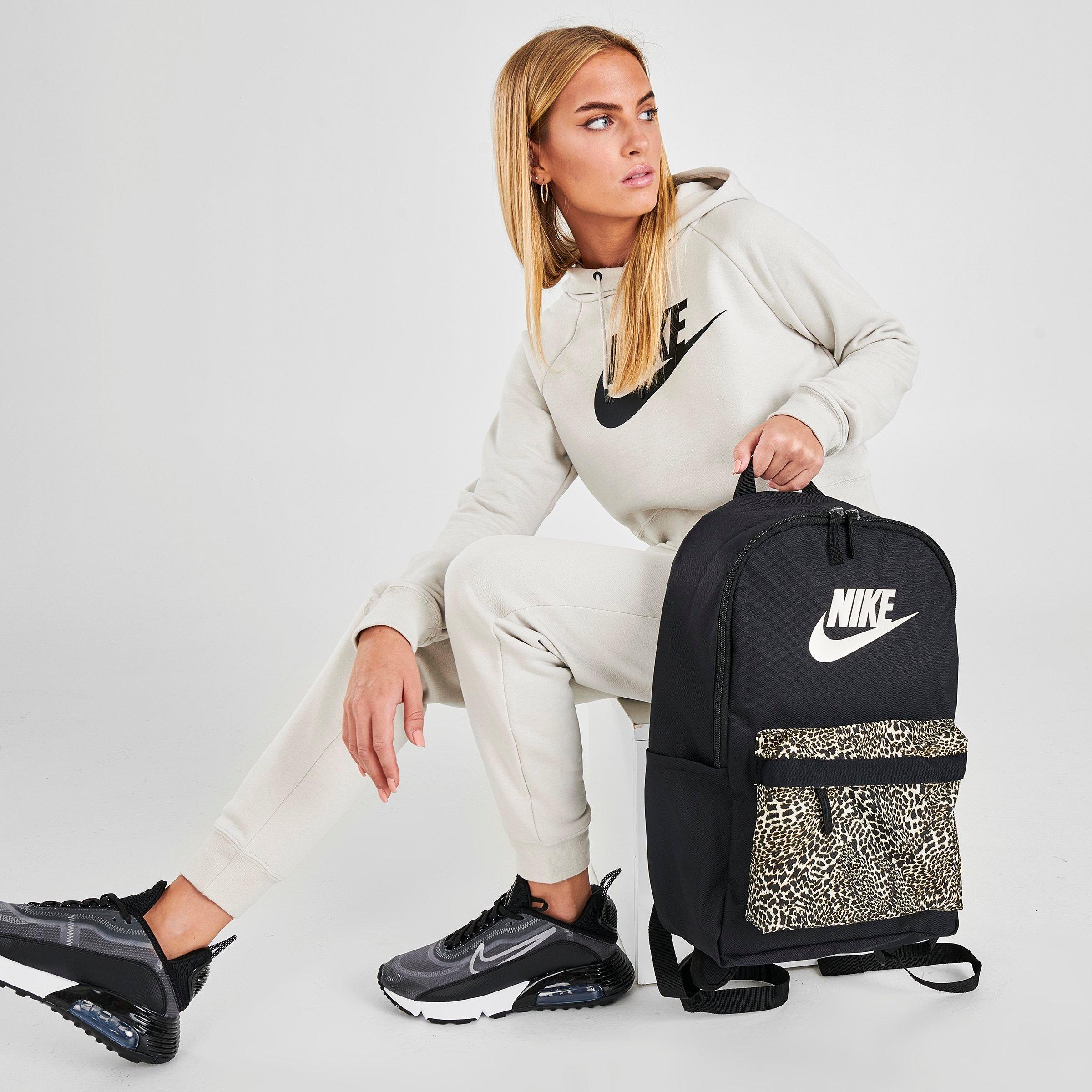 nike sportswear leopard heritage backpack