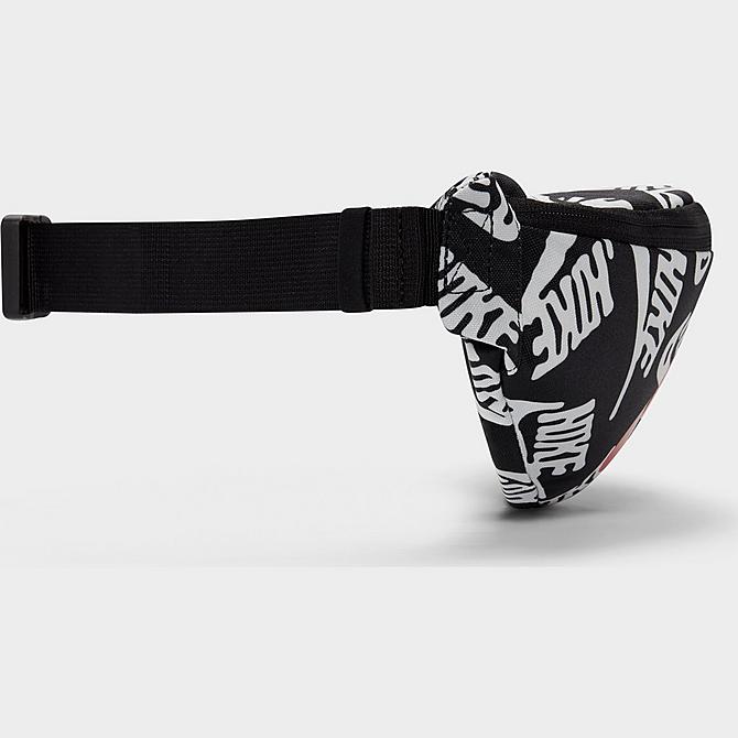 Alternate view of Nike Heritage Allover Print Waistpack in Black/Black/University Red Click to zoom