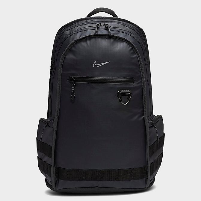 Front view of Nike Shield RPM Backpack in Black/Black Click to zoom