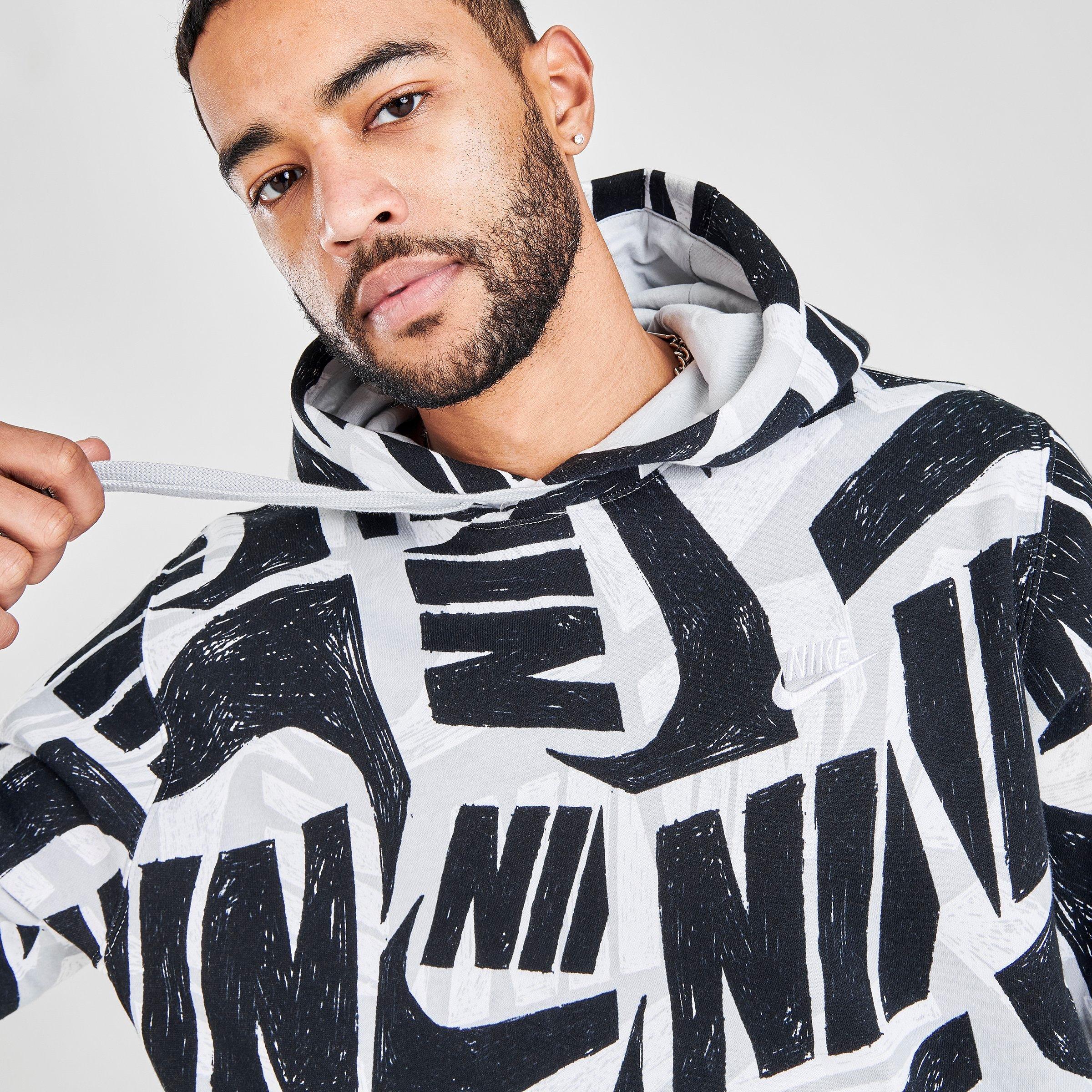 nike sportswear block logo crew