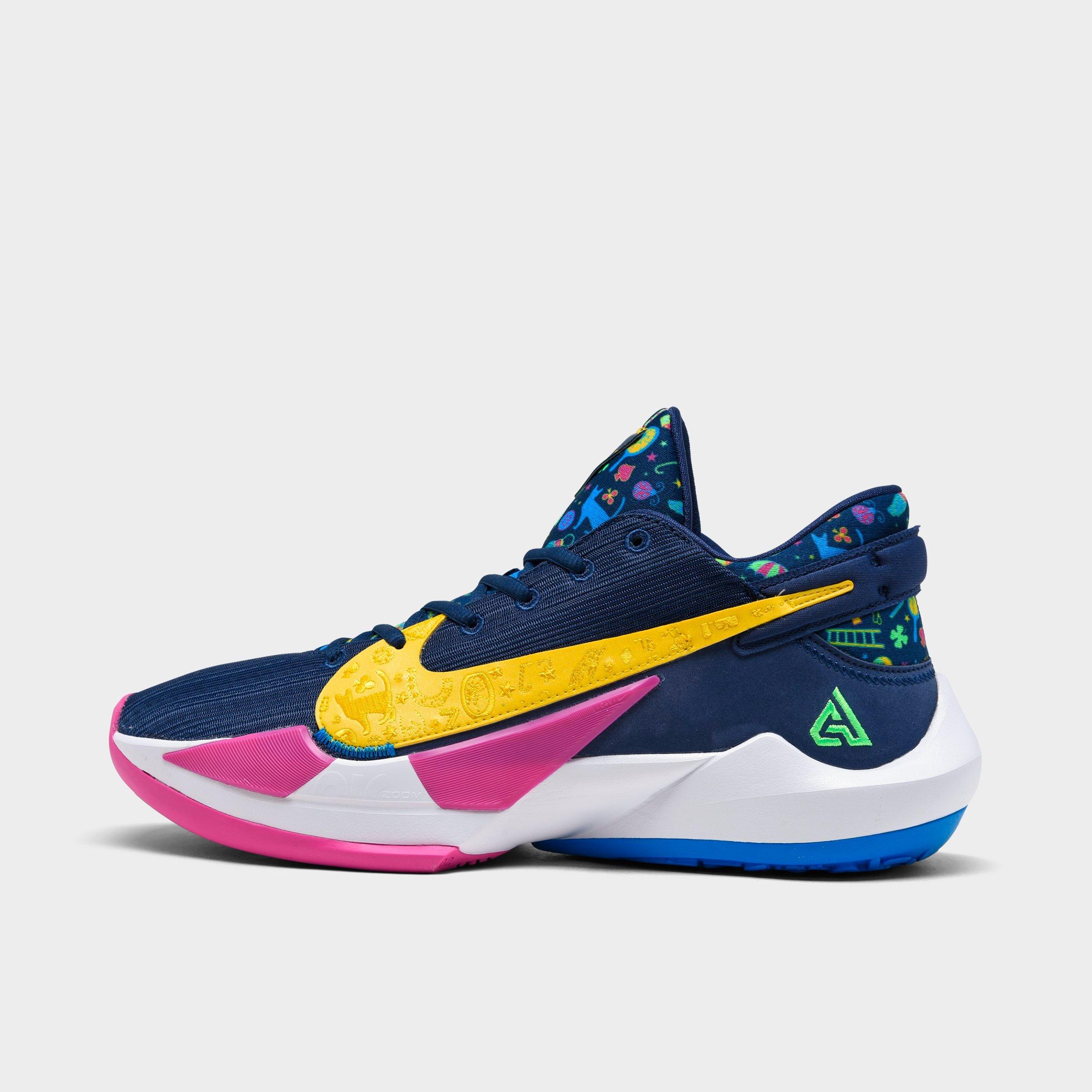 nike zoom basketball shoes pink