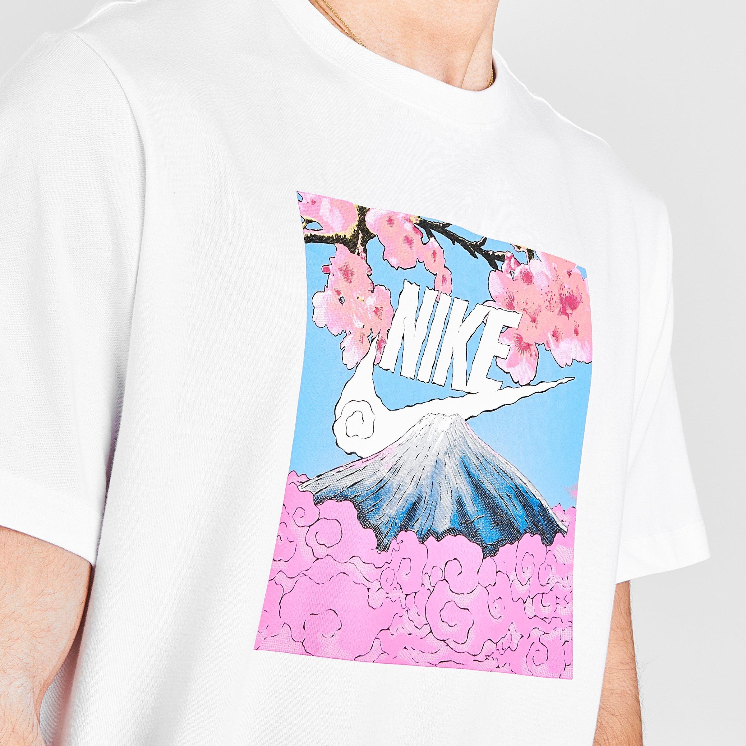 pink and white nike shirt mens