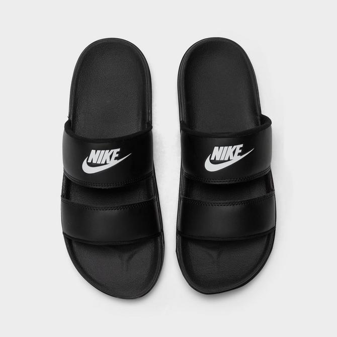 Nike duo slides outlet white