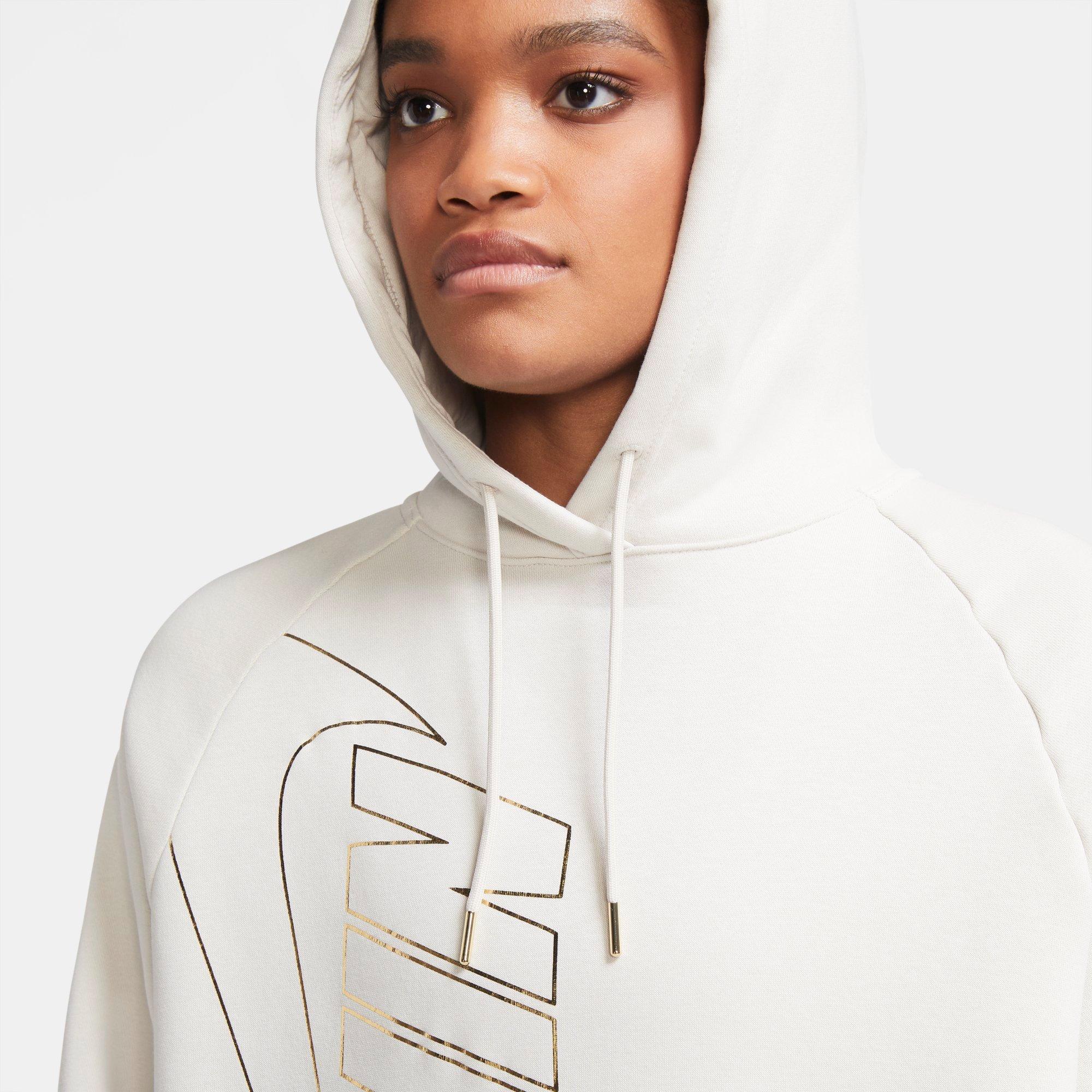 nike gold hoodie women's