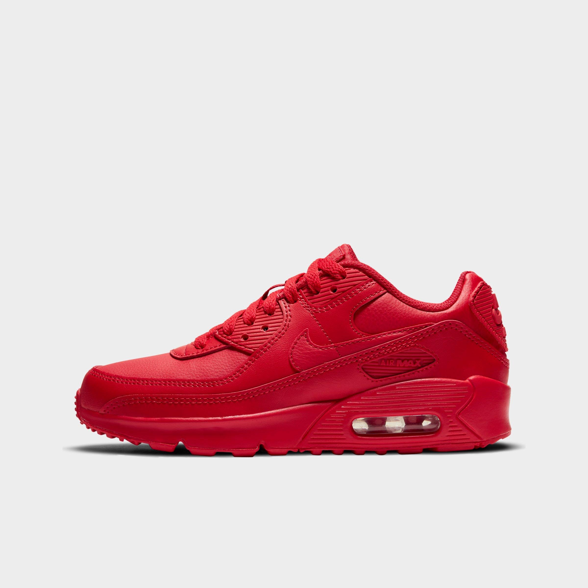 nike air max 90 leather red