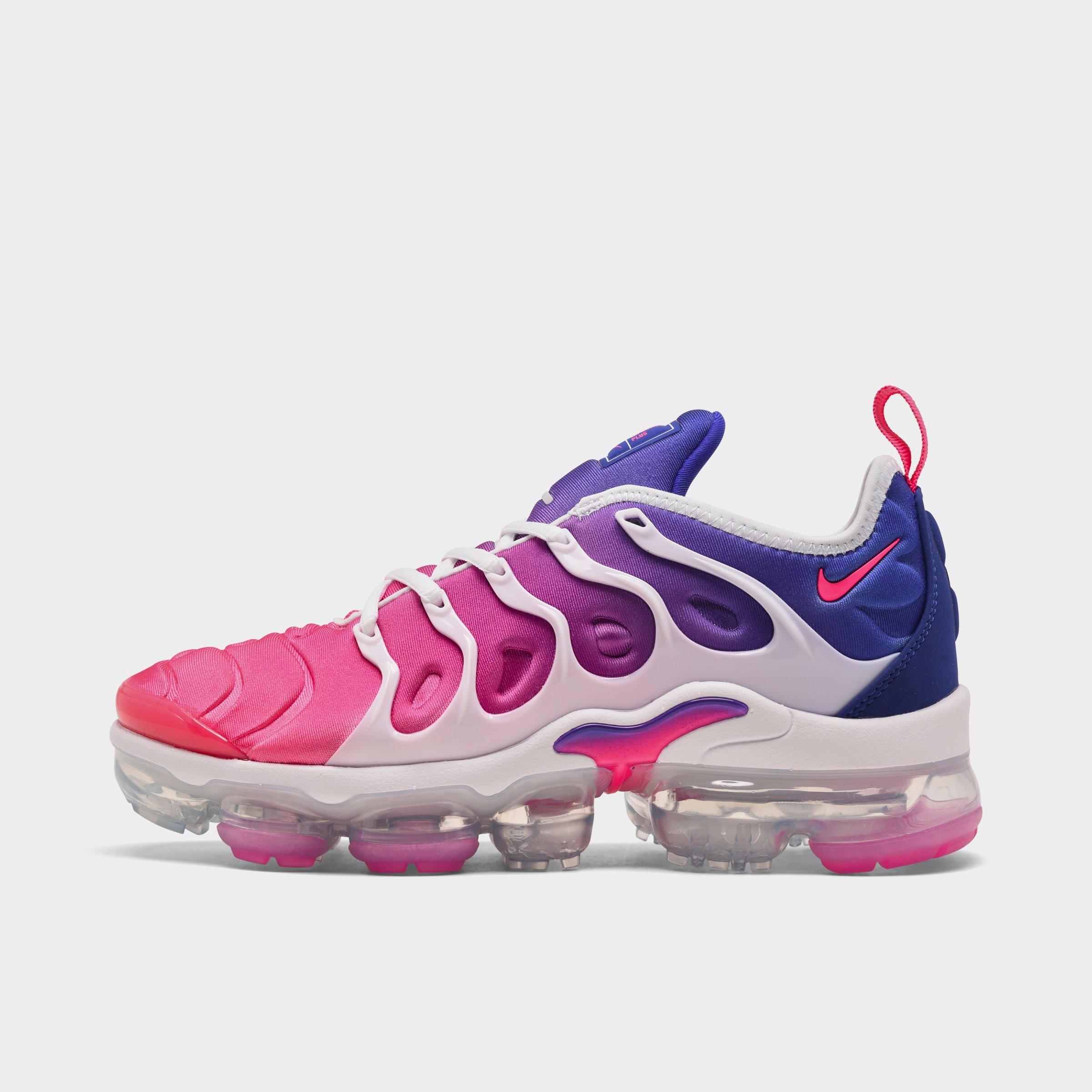 pink and blue vapormax plus