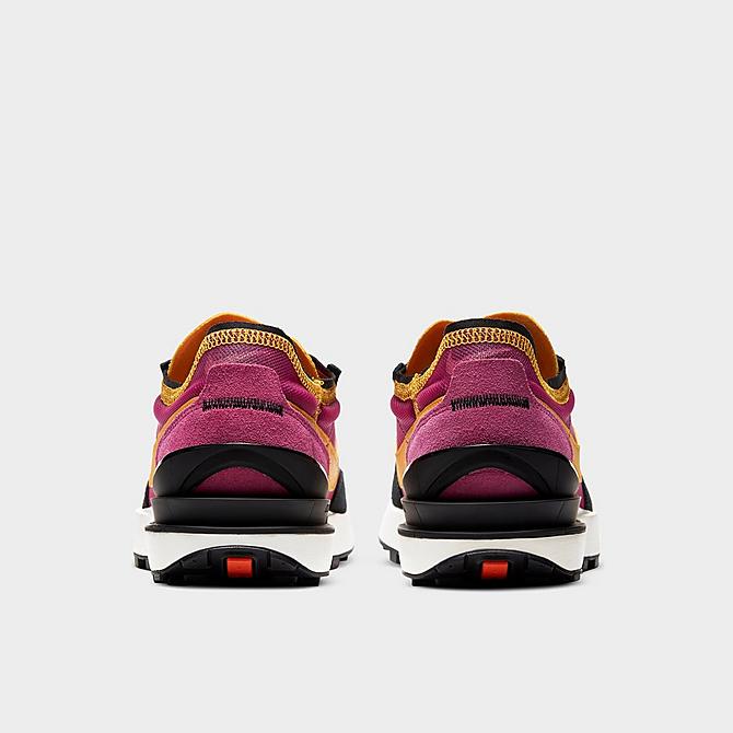 Left view of Women's Nike Waffle One Casual Shoes in Active Fuchsia/University Gold/Black/Coconut Milk Click to zoom