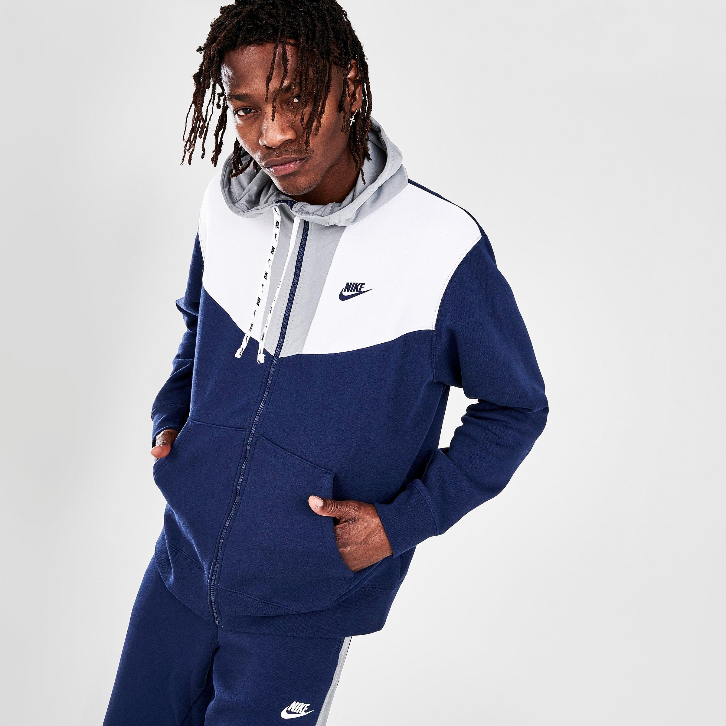 nike hybrid full zip hoodie