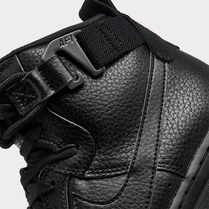 Nike Air Force 1 sneaker boots in triple black - BLACK