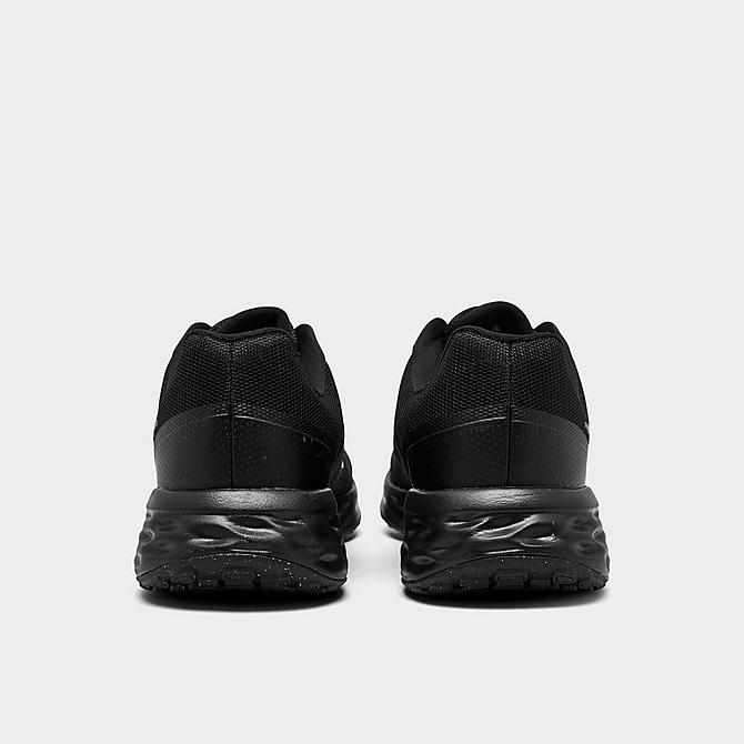 Left view of Men's Nike Revolution 6 Next Nature Running Shoes in Black/Dark Smoke Grey/Black Click to zoom