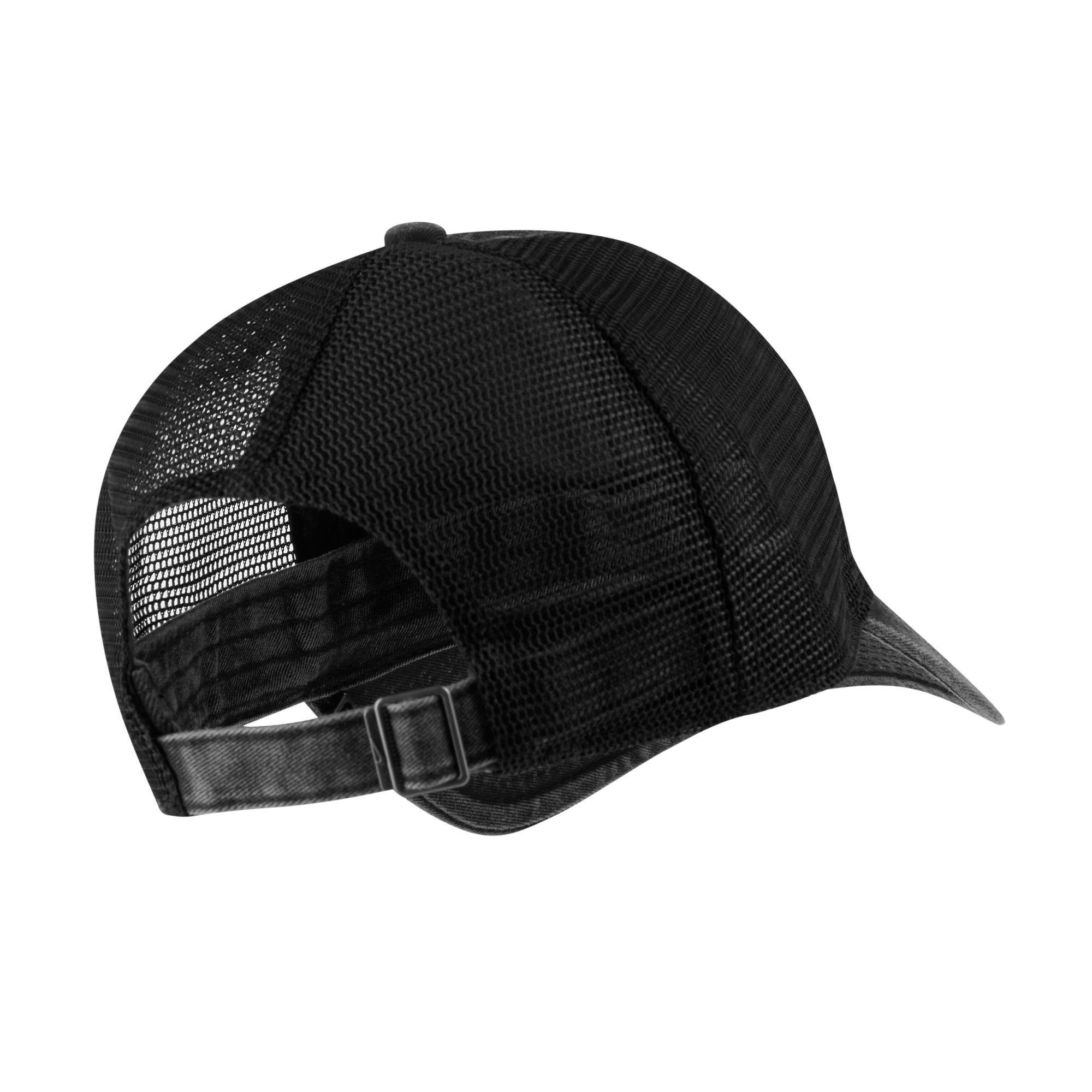 nike swoosh trucker cap