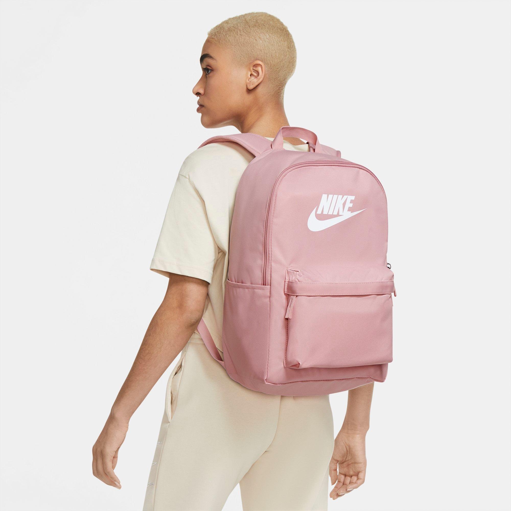 nike pink and grey backpack