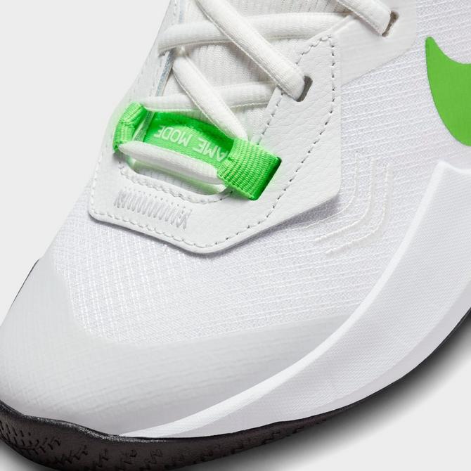 Green white basketball outlet shoes