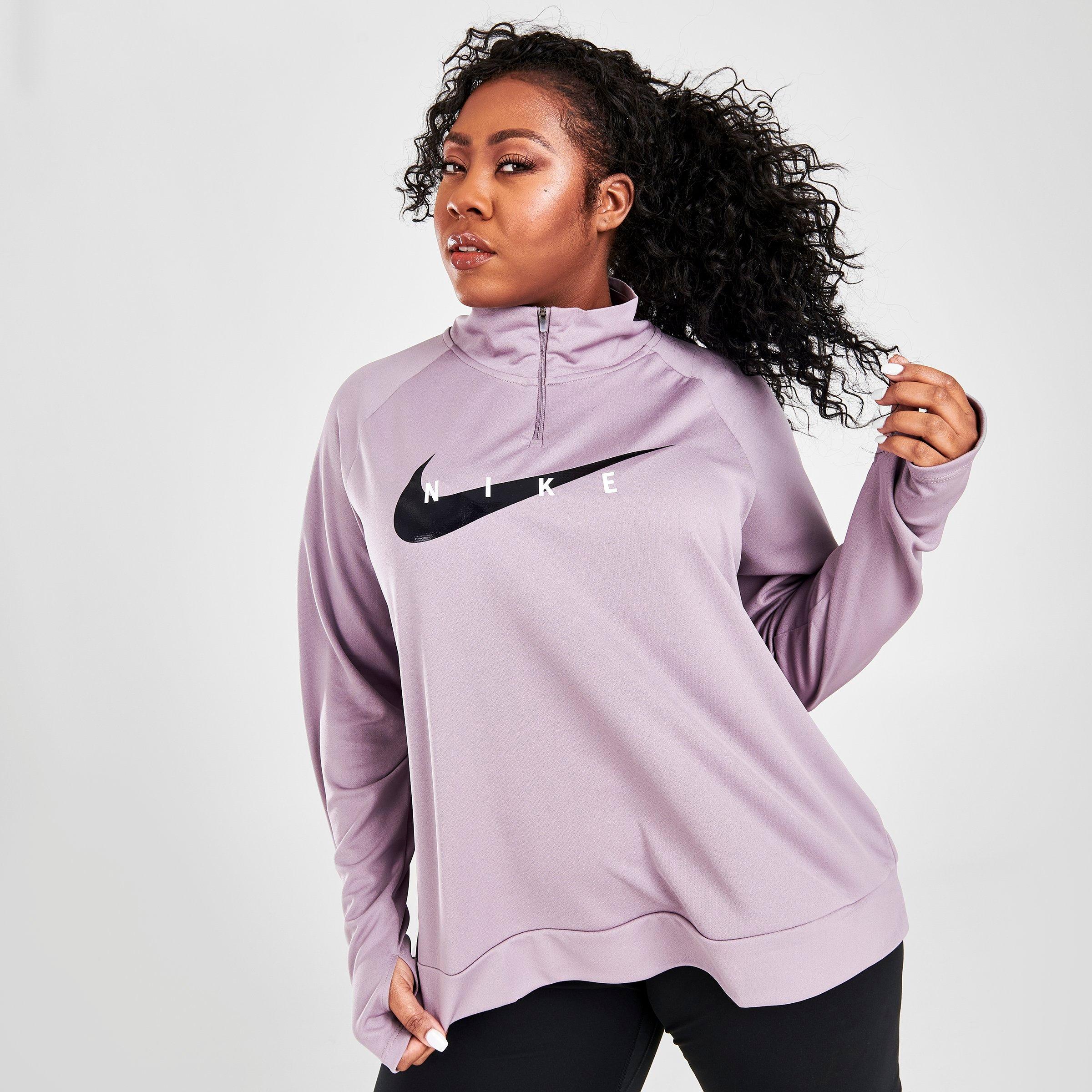 nike plus size half zip