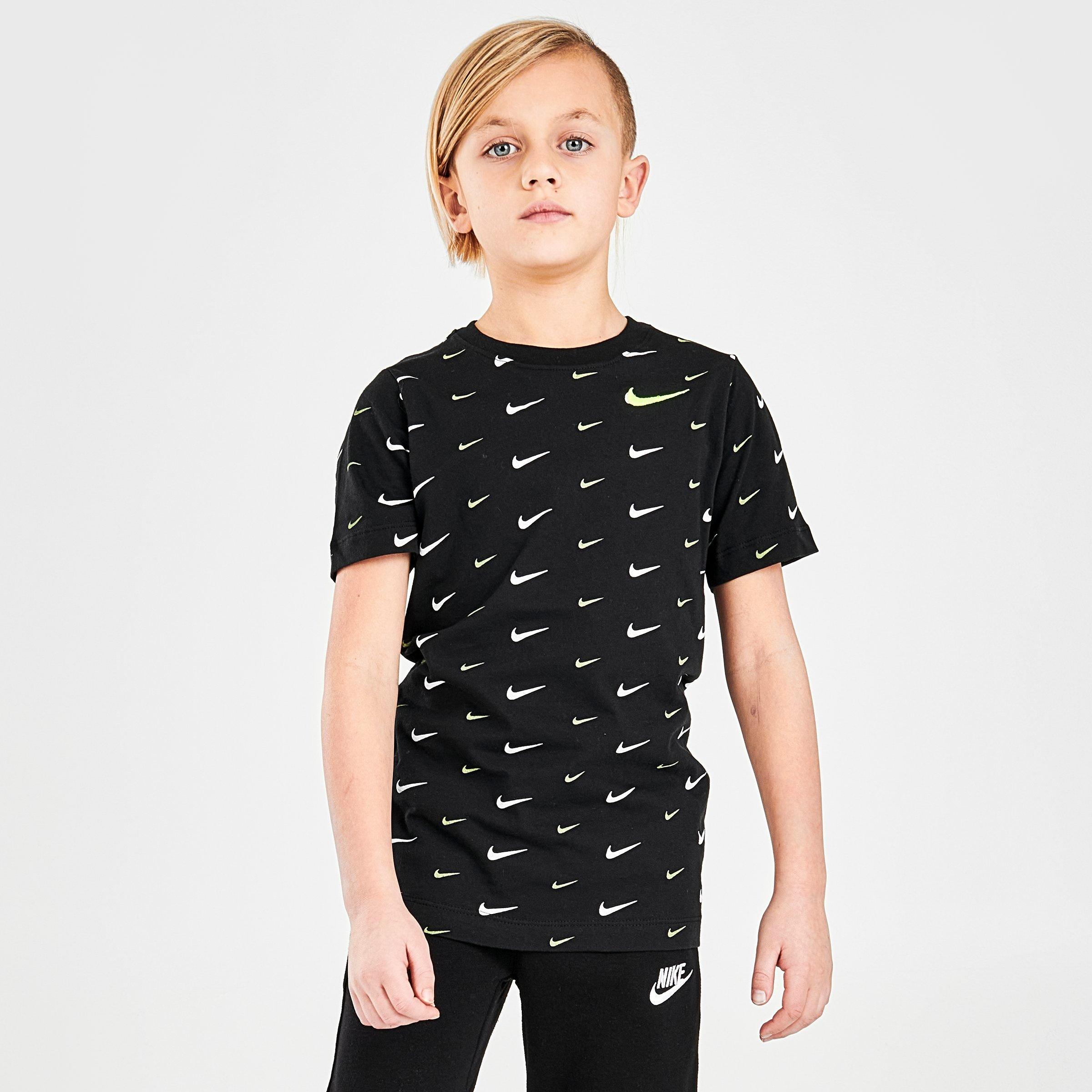nike all over print swoosh t shirt