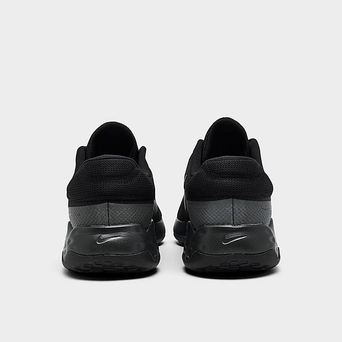 Left view of Men's Nike Renew Ride 3 Running Shoes in Black/Dark Smoke Grey/Iron Grey/Black Click to zoom