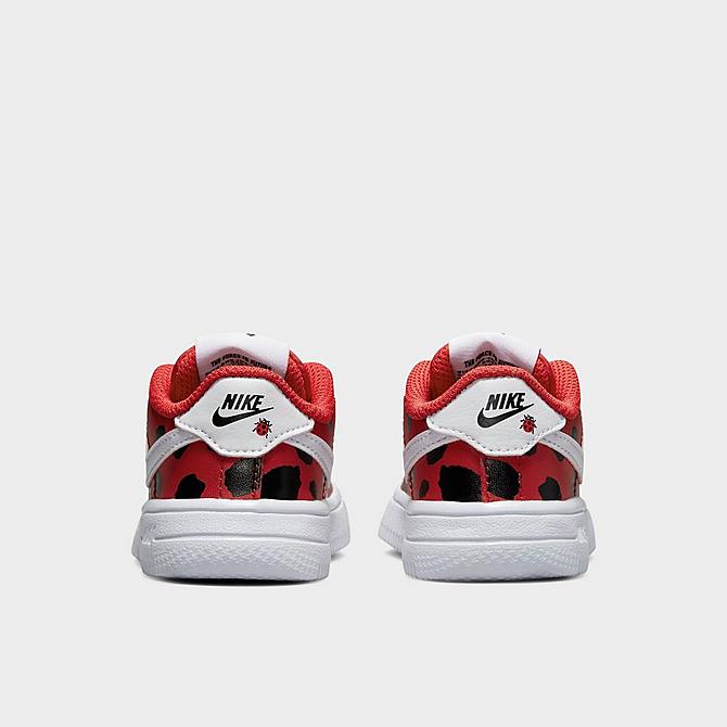 Left view of Kids' Toddler Nike Air Force 1 '18 SE Casual Shoes in University Red/White/Black Click to zoom