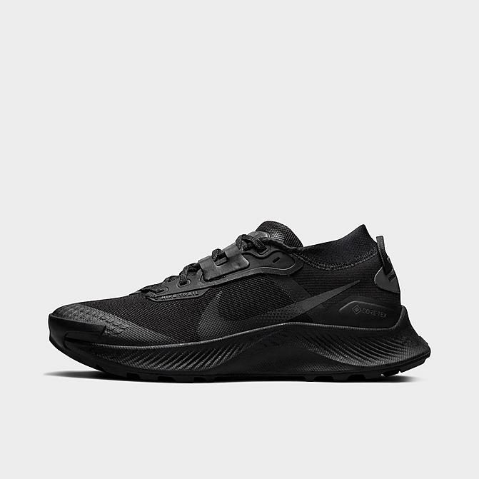 Right view of Women's Nike Pegasus Trail 3 GORE-TEX Running Shoes in Black/Black/Dark Smoke Grey/Iron Grey Click to zoom